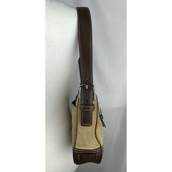 COACH Vintage Y2K Suede Leather Hampton Luxury Designer Hobo Shoulder Bag 7589 - Picture 6 of 15